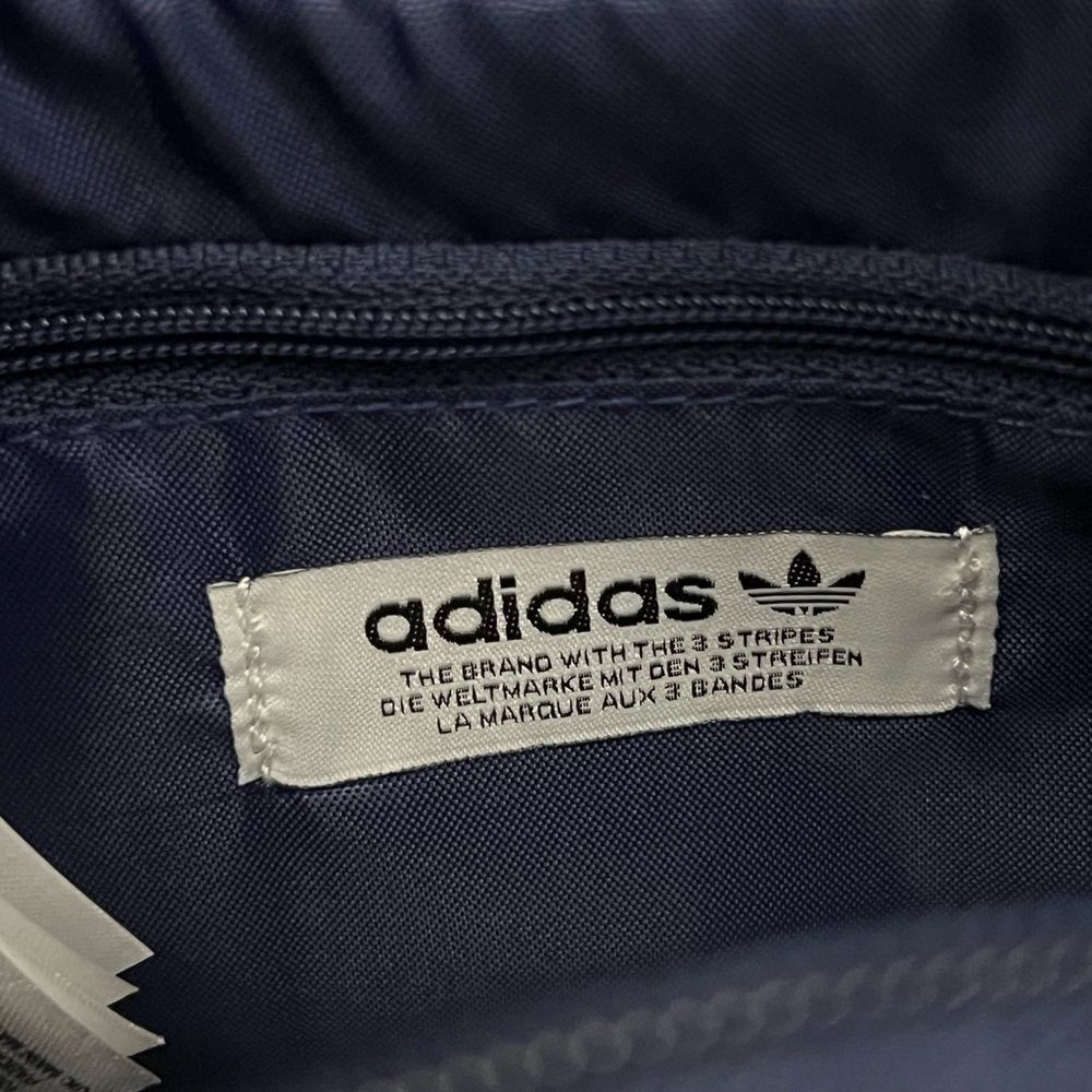 ADIDAS-Liberty of London Navy Floral Half-Moon Crossbody Bag - Picture 5 of 6